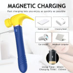 Marteau magique, Vibromasseur 4 en 1, pour couple, rechargeable – Image 8