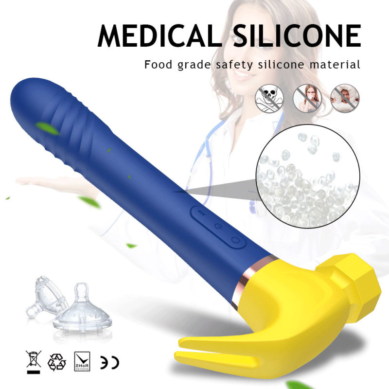 Marteau magique, Vibromasseur 4 en 1, pour couple, rechargeable – Image 7