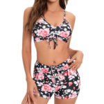 Maillot de bain deux pièces, tankini, imprimé floral – Image 3
