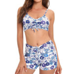 Maillot de bain deux pièces, tankini, imprimé floral – Image 10