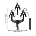 Émietteur-sarcleuse de pelouse de jardin rotatif, motoculteur réglable – Image 4