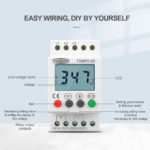 Protection contre les sous-tensions, surveillance, protection des séquences, Rail DIN réglable, 3 phases – Image 6