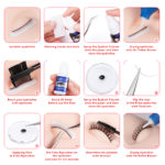 Ensemble 22 pièces, kit de formation d'extension de cils, outils et accessoires – Image 5