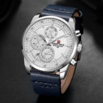 Montre-bracelet à Quartz pour homme, 24 heures, Calendrier, analogique – Image 2
