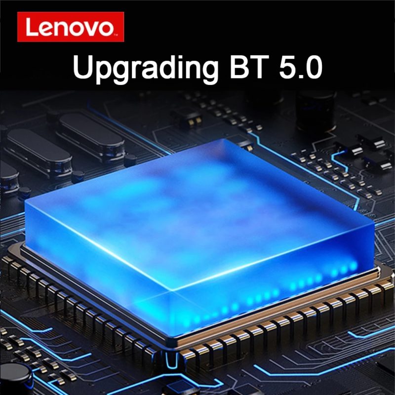 Ecouteurs sans fil Bluetooth 5, Lenovo LP1S TWS, étanches, réduction du bruit, avec micro – Image 6