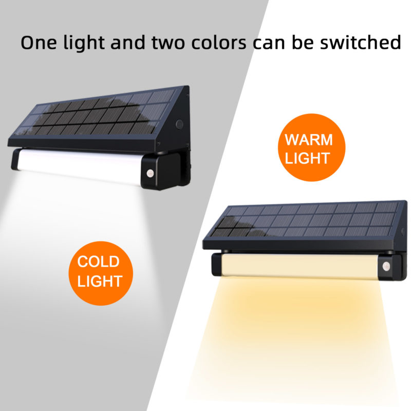 Applique solaire à LED, 1000 lumens, étanche IP65, avec capteur PIR – Image 4