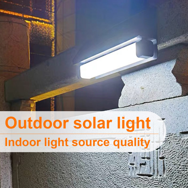 Applique solaire à LED, 1000 lumens, étanche IP65, avec capteur PIR – Image 7