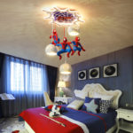 Plafonnier LED pour chambre d'enfant, 60 cm, Spider-Man, contrôle via APP ou télécommande – Image 7