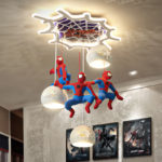 Plafonnier LED pour chambre d'enfant, 60 cm, Spider-Man, contrôle via APP ou télécommande – Image 5