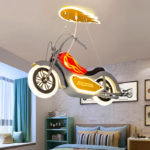 Suspension LED pour chambre d’enfant, Moto Racer, contrôle via APP ou télécommande – Image 7