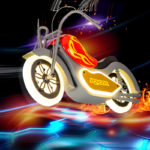 Suspension LED pour chambre d’enfant, Moto Racer, contrôle via APP ou télécommande – Image 2