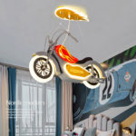 Suspension LED pour chambre d’enfant, Moto Racer, contrôle via APP ou télécommande – Image 5