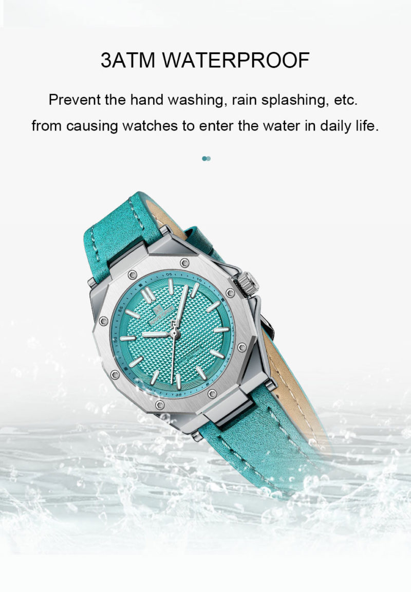 Montre-bracelet à Quartz pour femme, étanche, luminous, analogique – Image 8