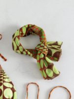 Ensemble maillot de bain et jupe de plage, imprimé retro – Image 7