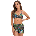 Maillot de bain deux pièces, tankini, imprimé floral