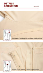 Combinaison de compression à manches longues, corset amincissant, modelage du corps, grande taille – Image 9