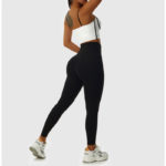 Ensemble de fitness 2 pièces, top et legging, vêtements d'entraînement, anti boulochage, anti-rétrécissement et respirant – Image 14