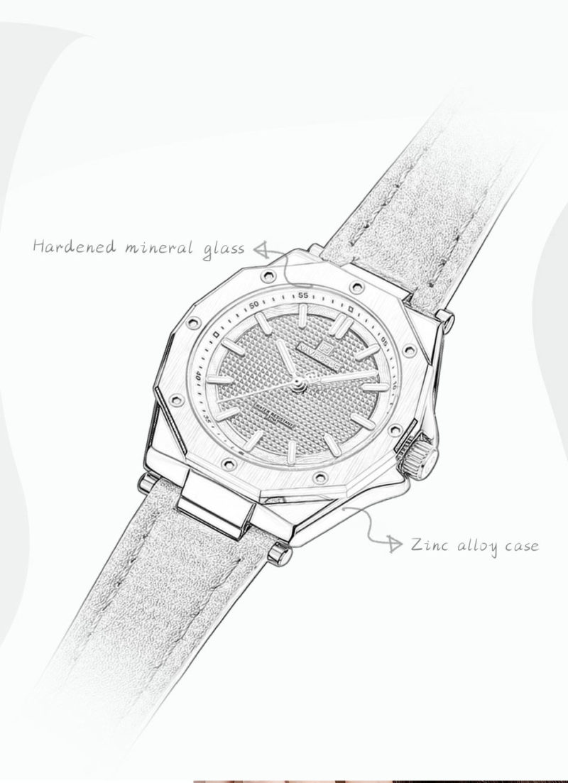 Montre-bracelet à Quartz pour femme, étanche, luminous, analogique – Image 12