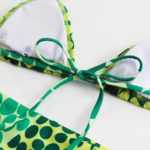 Ensemble maillot de bain et jupe de plage, imprimé retro – Image 9