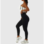 Ensemble de fitness 2 pièces, top et legging, vêtements d'entraînement, anti boulochage, anti-rétrécissement et respirant – Image 15