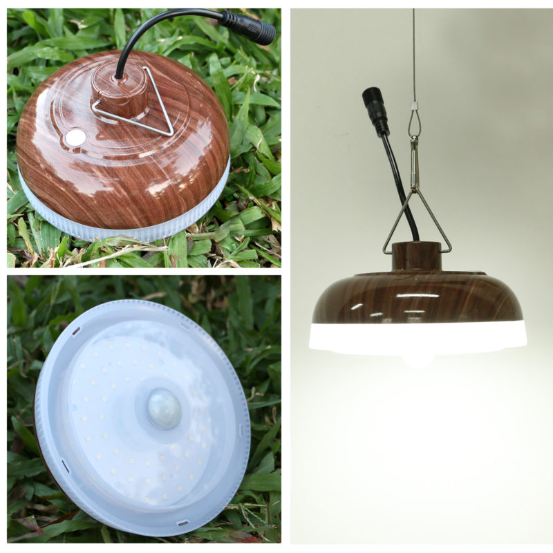 Lampe solaire à LED, suspension pour extérieur, étanche IP55, 2000 lumens, avec télécommande – Image 6