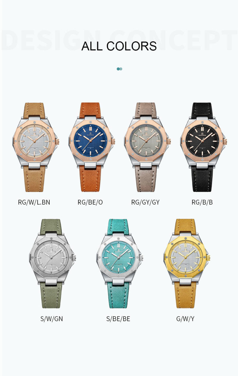 Montre-bracelet à Quartz pour femme, étanche, luminous, analogique – Image 4