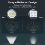 Projecteur LED RVB, énergie solaire, IP67, batterie au lithium, 48 LED avec modes d'éclairage – Image 3