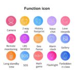 Montre connectée S30 pour enfant, étanche, SOS, localisation GPS, appel vidéo, carte SIM – Image 8
