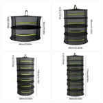 Filet de séchage en maille pour herbes, pliable, avec sac de rangement – Image 6