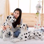 Peluche de chien Dalmatien réaliste, doux et mignon, de 30 à 90 cm – Image 3