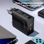 Chargeur rapide 120W, QC 3.0, à double ports PD et USB C, pour MacBook, iPad, iPhone, Samsung – Image 3