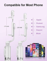 Trépied 3 en 1, bâton de Selfie, support de téléphone, 3 modes d'éclairage, avec télécommande Bluetooth – Image 7