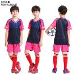 Ensemble maillot et short de football pour enfant à personnaliser, séchage rapide et respirant – Image 16