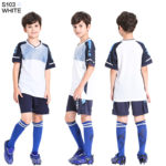 Ensemble maillot et short de football pour enfant à personnaliser, séchage rapide et respirant – Image 12