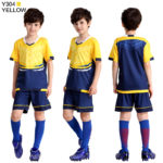 Ensemble maillot et short de football pour enfant à personnaliser, séchage rapide et respirant – Image 10