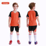 Ensemble maillot et short de football pour enfant à personnaliser, séchage rapide et respirant – Image 8