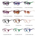 Lunettes de soleil verres dégradés, rétro, léopard, UV400 – Image 2