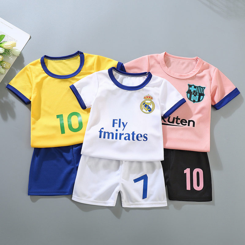 Ensemble maillot et short de football pour enfant, à séchage rapide et respirant – Image 2