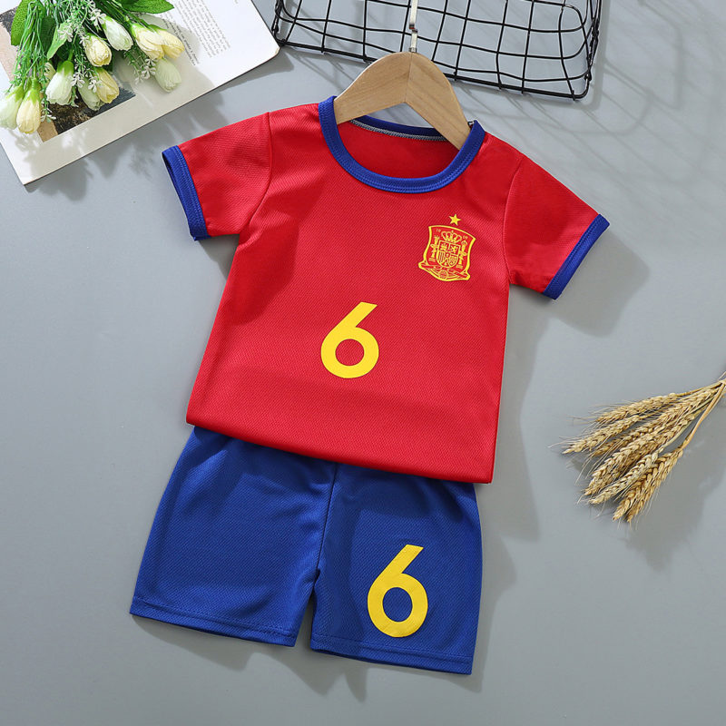 Ensemble maillot et short de football pour enfant, à séchage rapide et respirant – Image 5