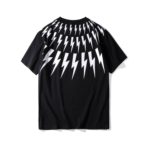 T-Shirt en coton imprimé, col rond, Thunderbolt – Image 3