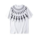 T-Shirt en coton imprimé, col rond, Thunderbolt – Image 4