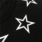 T-Shirt en coton imprimé, col rond, Étoiles – Image 3