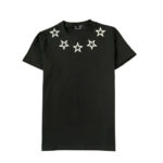 T-Shirt en coton imprimé, col rond, Étoiles