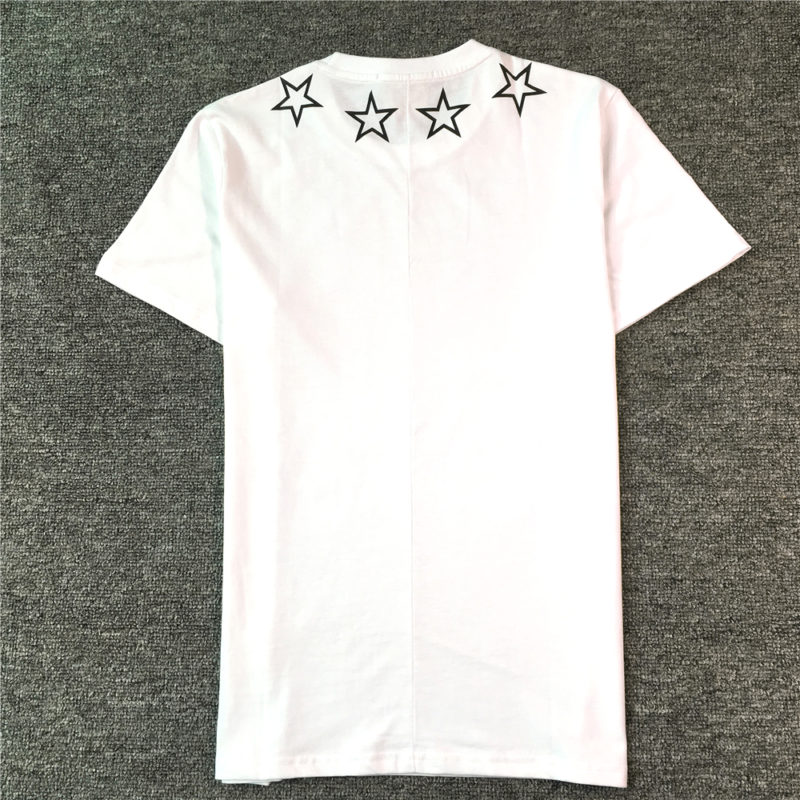 T-Shirt en coton imprimé, col rond, Étoiles – Image 6