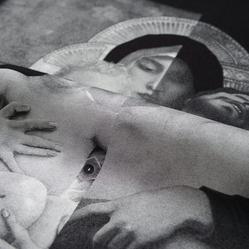 T-Shirt en coton imprimé, col rond, Renaissance – Image 3