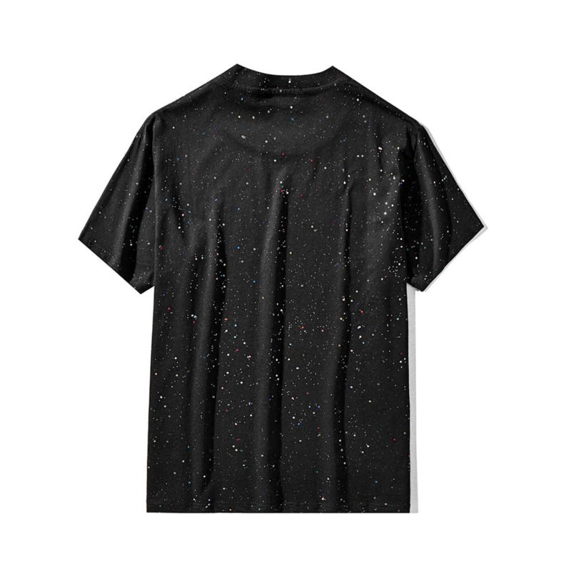 T-Shirt en coton imprimé, col rond, Cosmos – Image 3