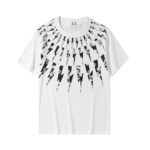 T-Shirt en coton imprimé, col rond, Lightening – Image 2