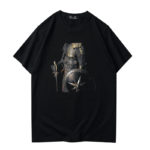 T-Shirt en coton imprimé, col rond, Knight