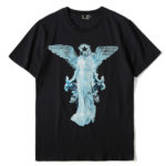 T-Shirt en coton imprimé, col rond, Angel