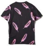 T-Shirt en coton imprimé, col rond, Panther Rose – Image 2